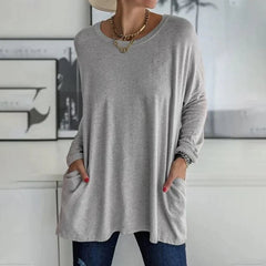 Camiseta oversize de manga larga