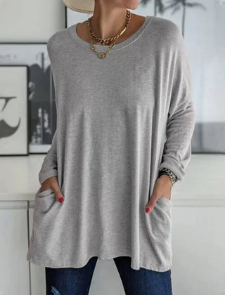 Camiseta oversize de manga larga