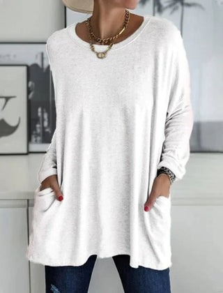 Camiseta oversize de manga larga