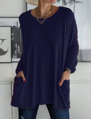 Camiseta oversize de manga larga