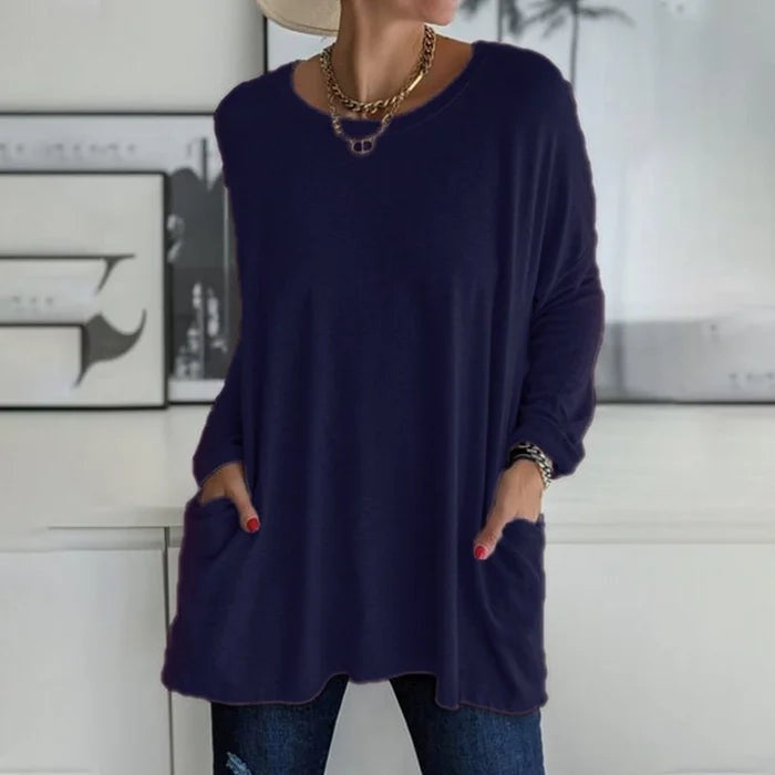 Camiseta oversize de manga larga