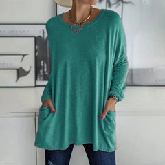 Camiseta oversize de manga larga