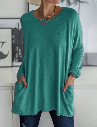 Camiseta oversize de manga larga