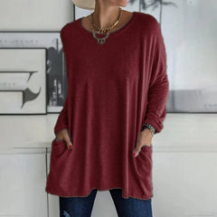 Camiseta oversize de manga larga