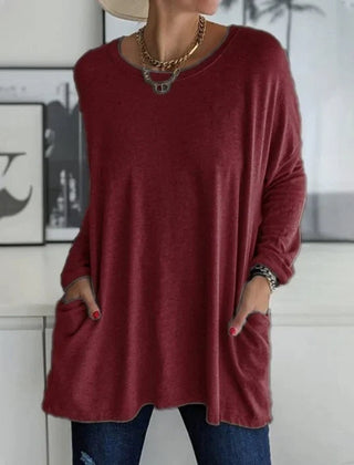 Camiseta oversize de manga larga