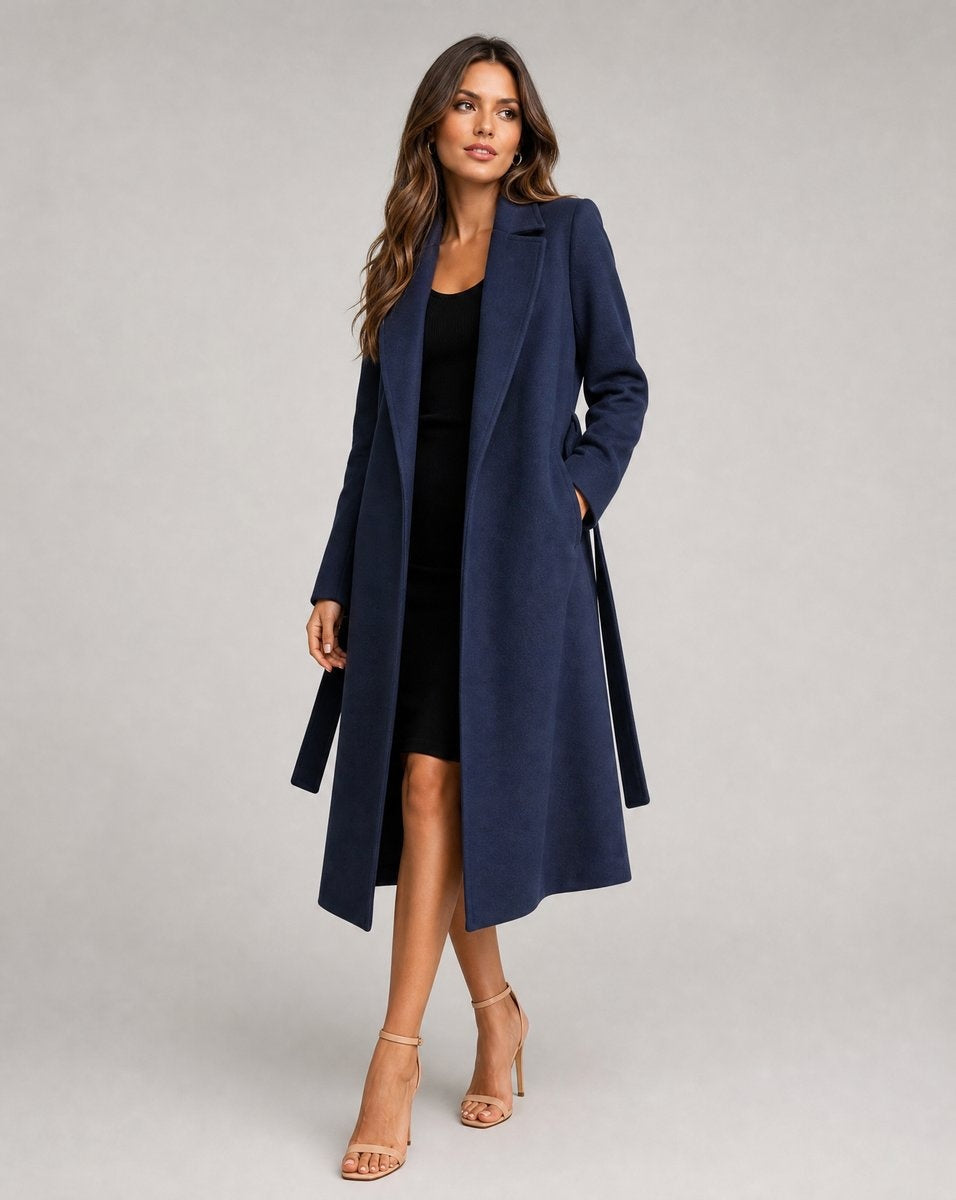 Trench coat con cinturón