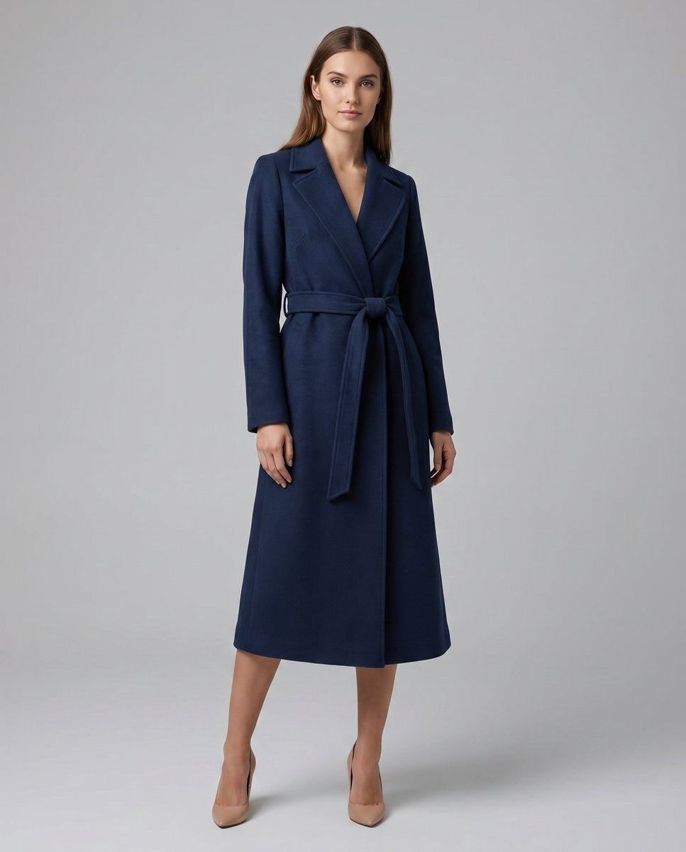 Trench coat con cinturón