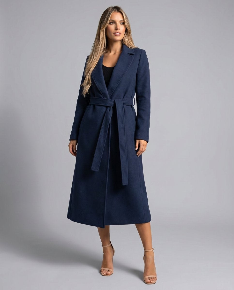 Trench coat con cinturón
