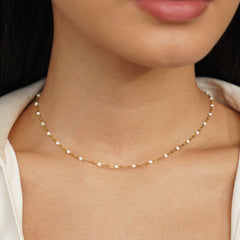 Collar corto de diseño liso - Raúl & Sara Madrid