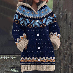 Jersey de rayas con capucha