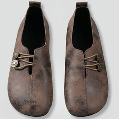 Mocasines planos con botones