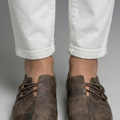 Mocasines planos con botones