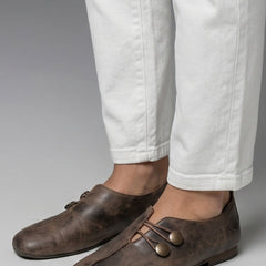 Mocasines planos con botones