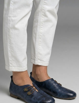 Mocasines planos con botones