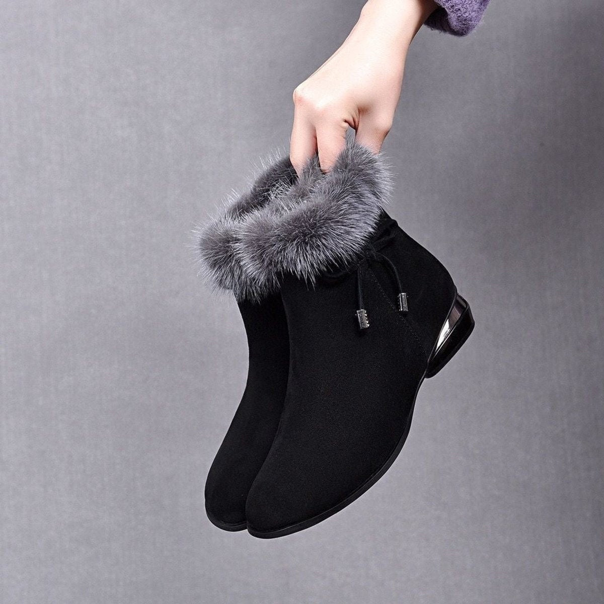Botines de ante