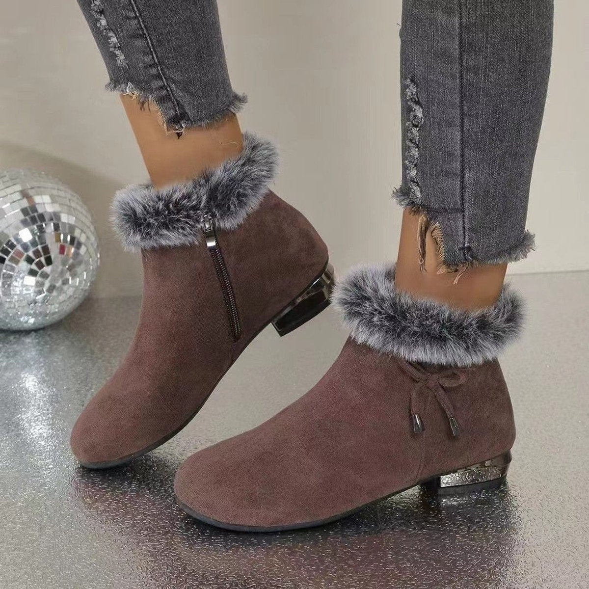 Botines de ante
