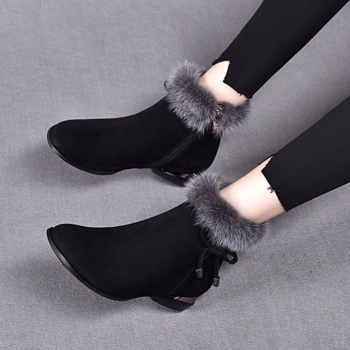 Botines de ante