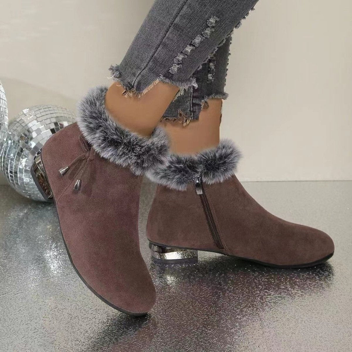 Botines de ante