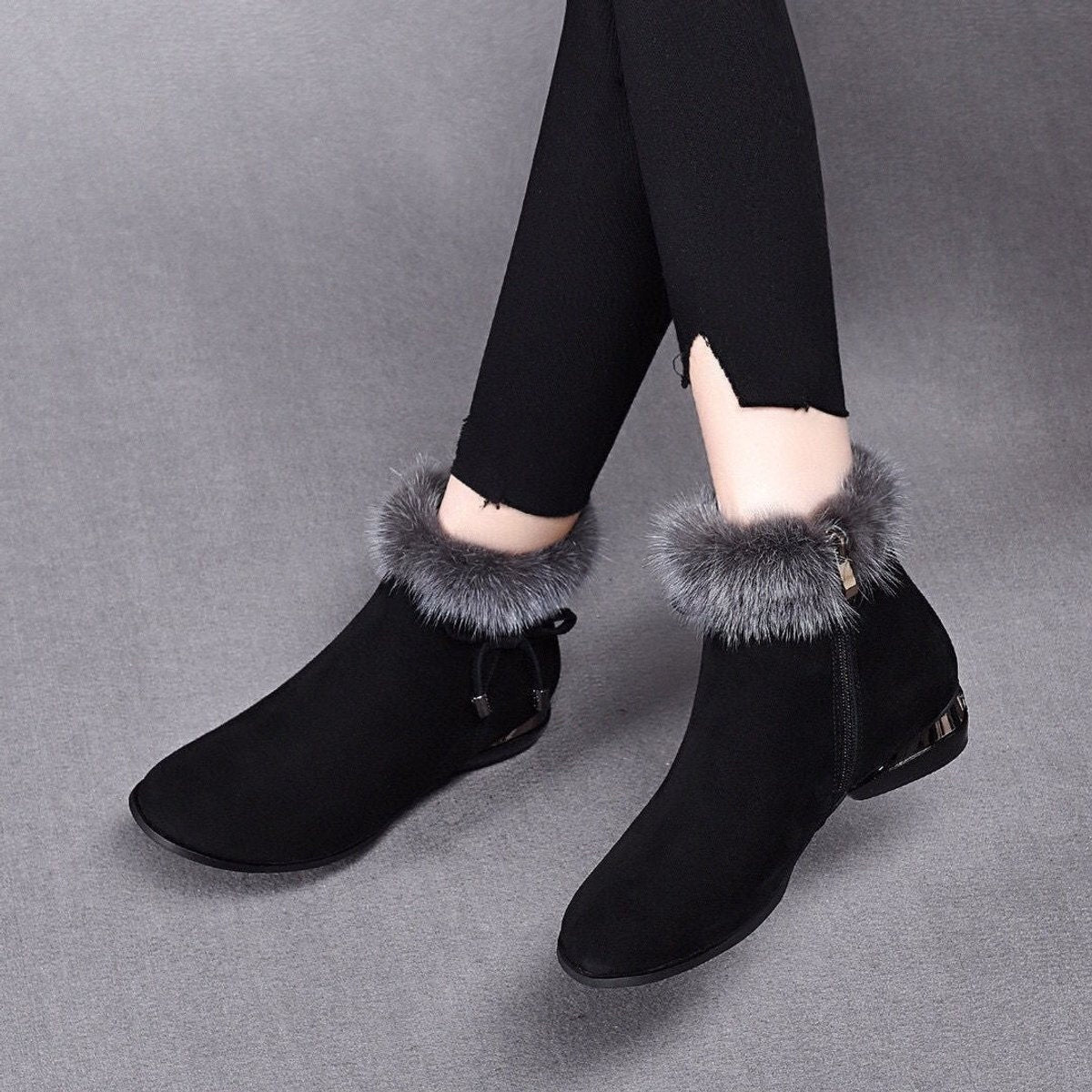Botines de ante