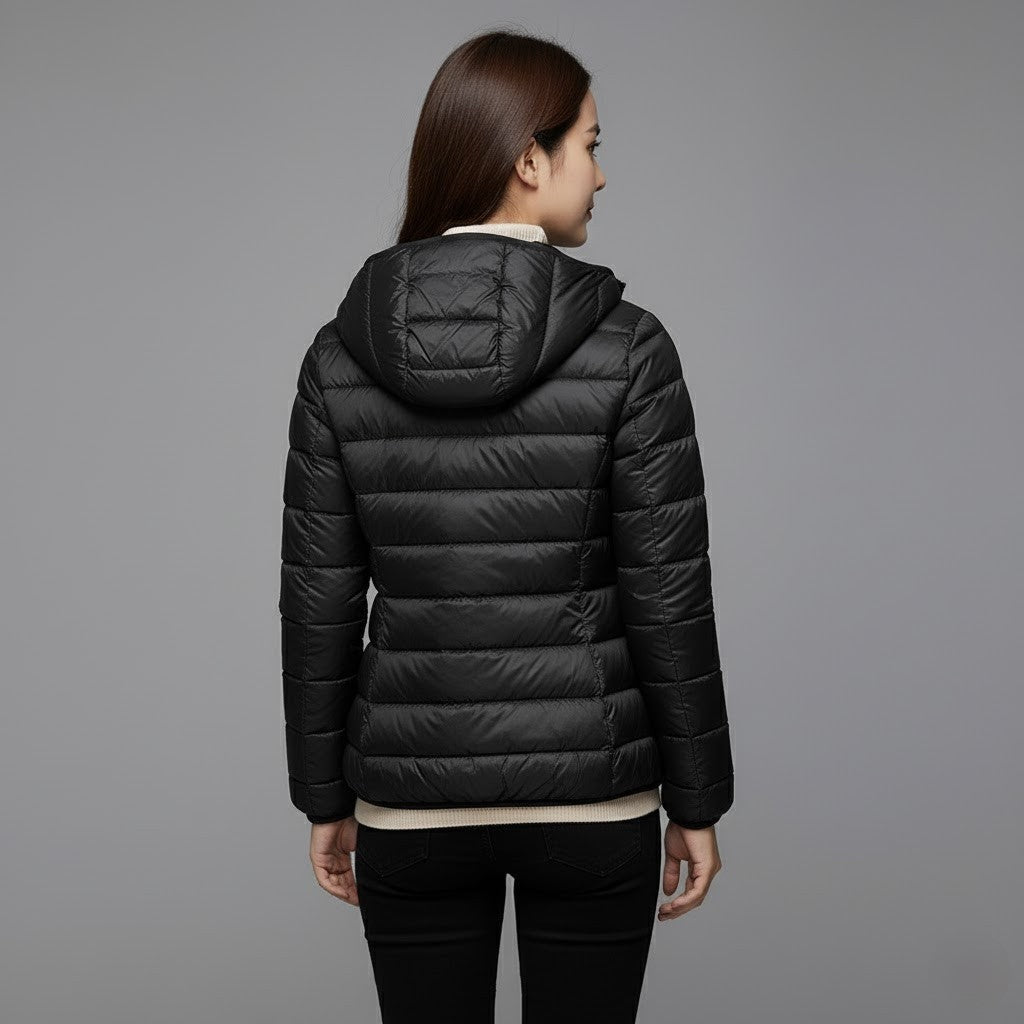 Chaqueta acolchada de cuello alto