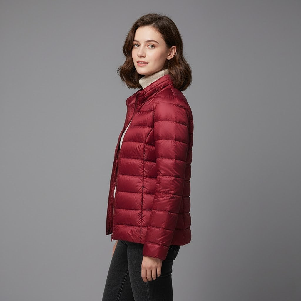 Chaqueta acolchada de cuello alto