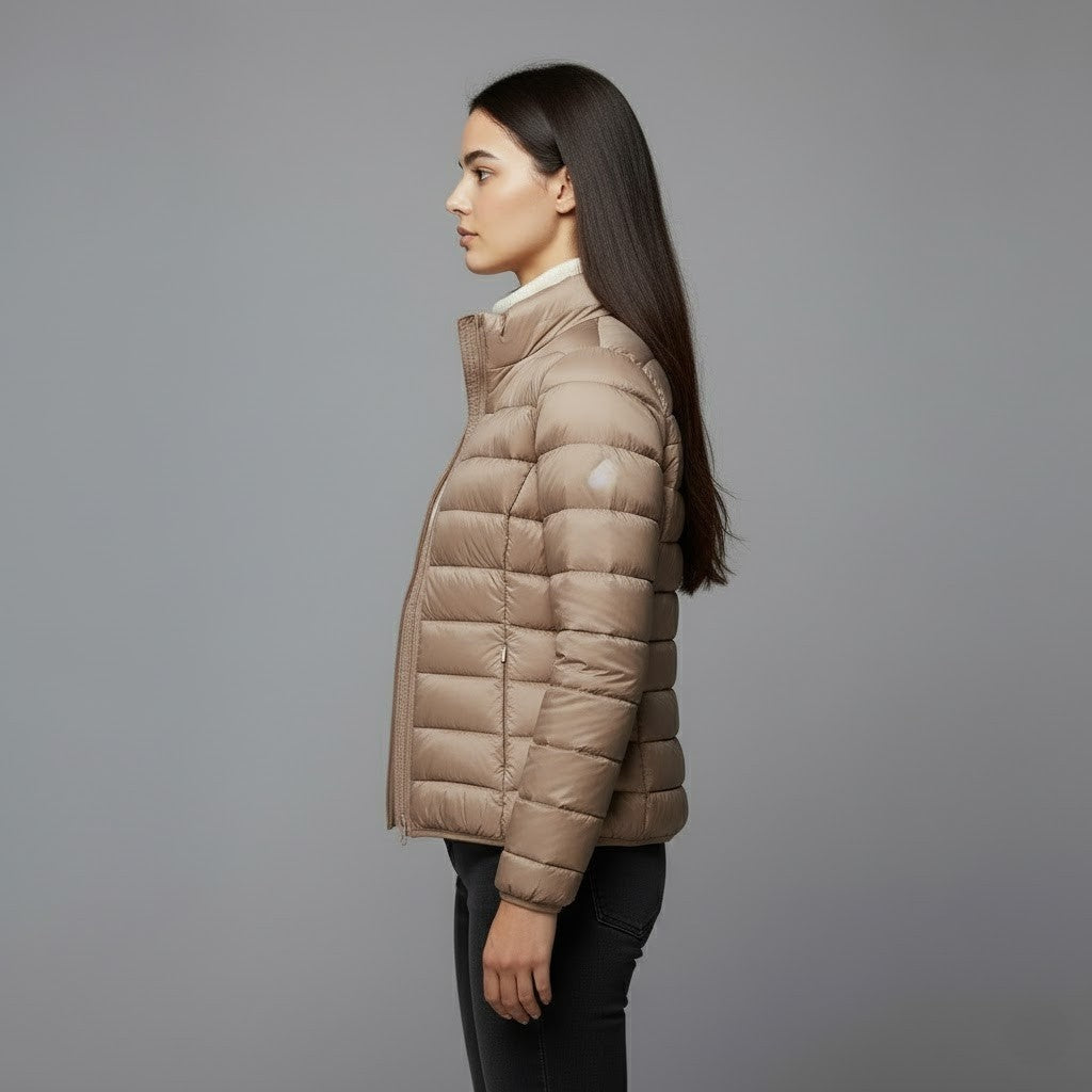 Chaqueta acolchada de cuello alto