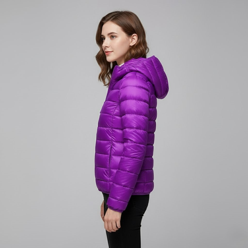 Chaqueta acolchada de cuello alto