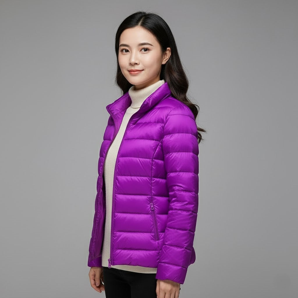 Chaqueta acolchada de cuello alto