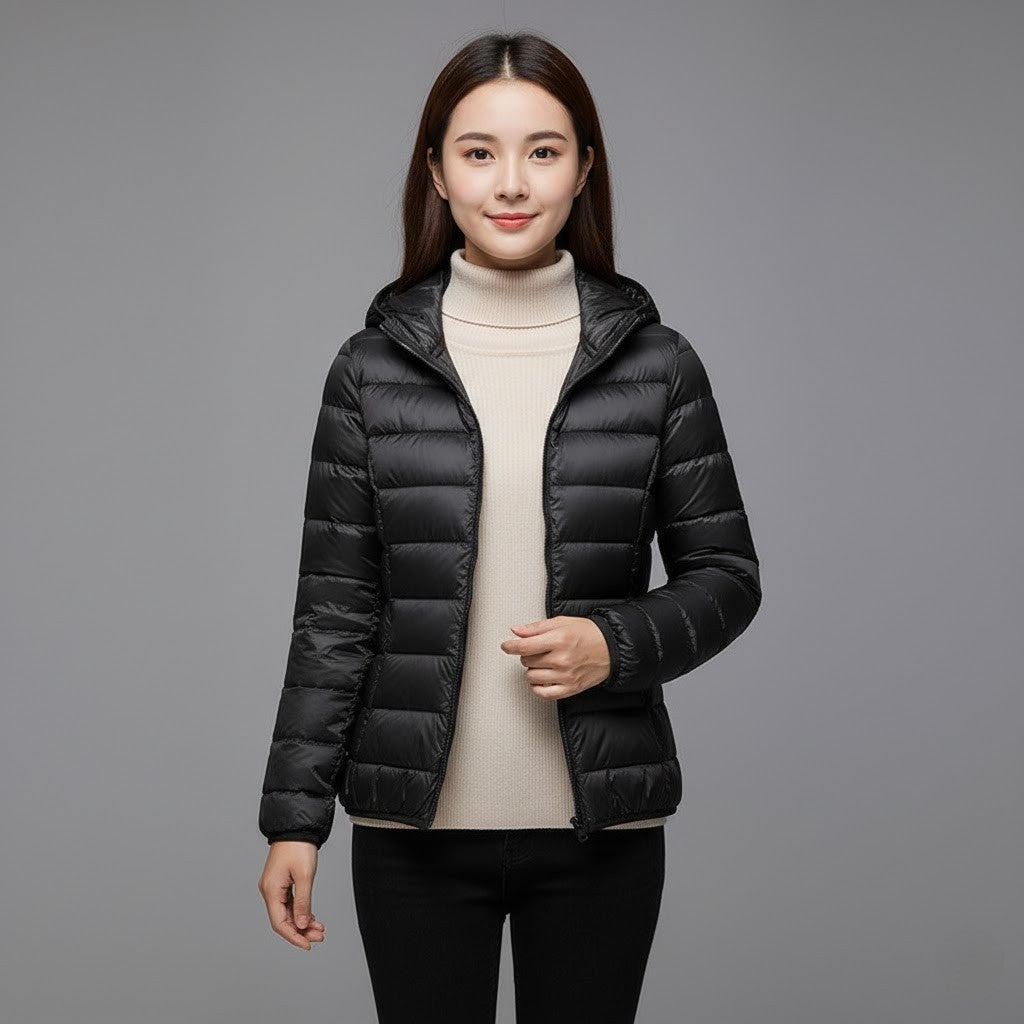Chaqueta acolchada de cuello alto