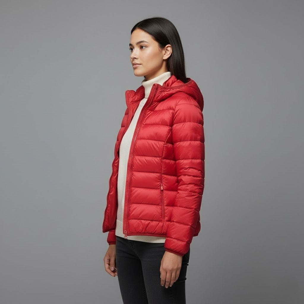 Chaqueta acolchada de cuello alto