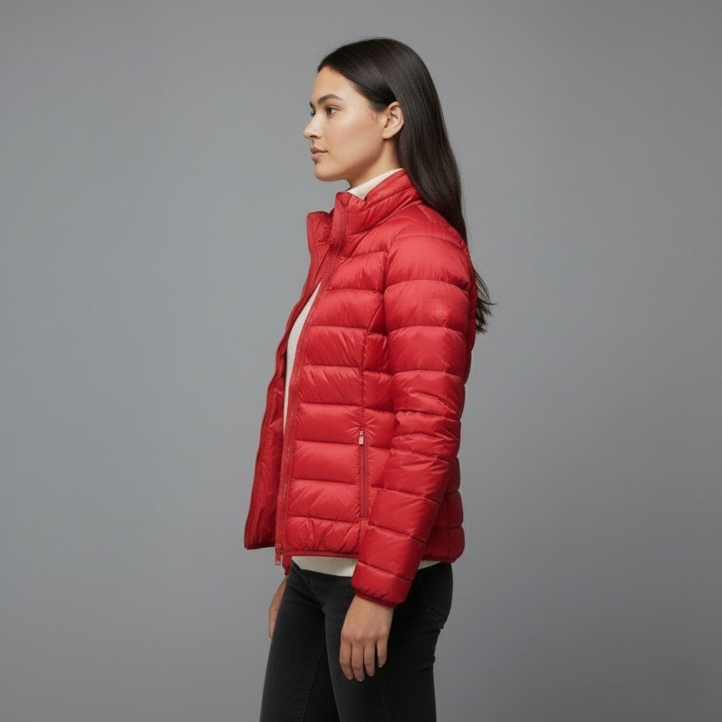 Chaqueta acolchada de cuello alto