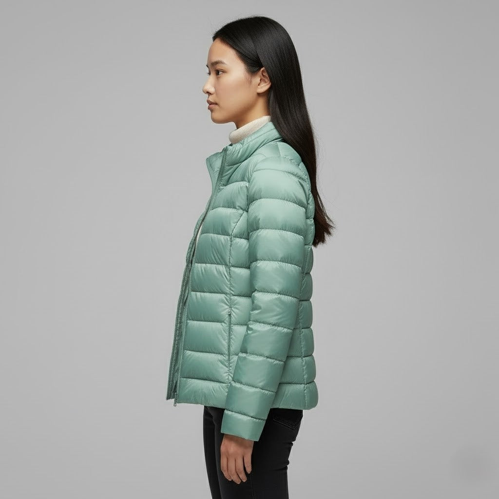 Chaqueta acolchada de cuello alto