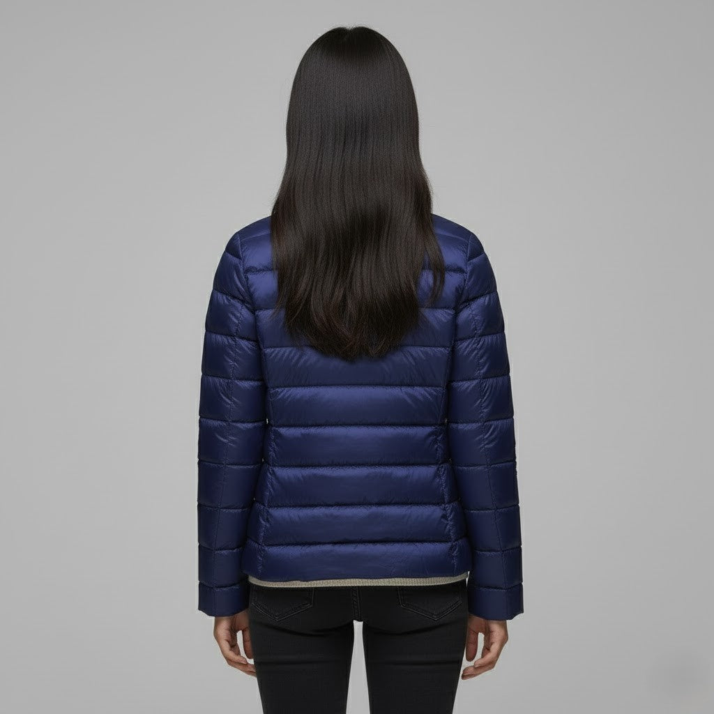 Chaqueta acolchada de cuello alto