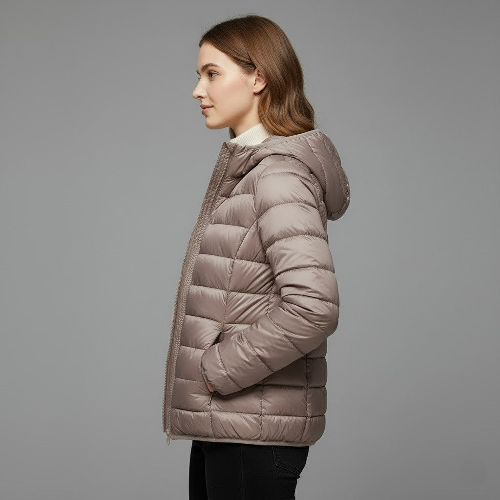 Chaqueta acolchada de cuello alto