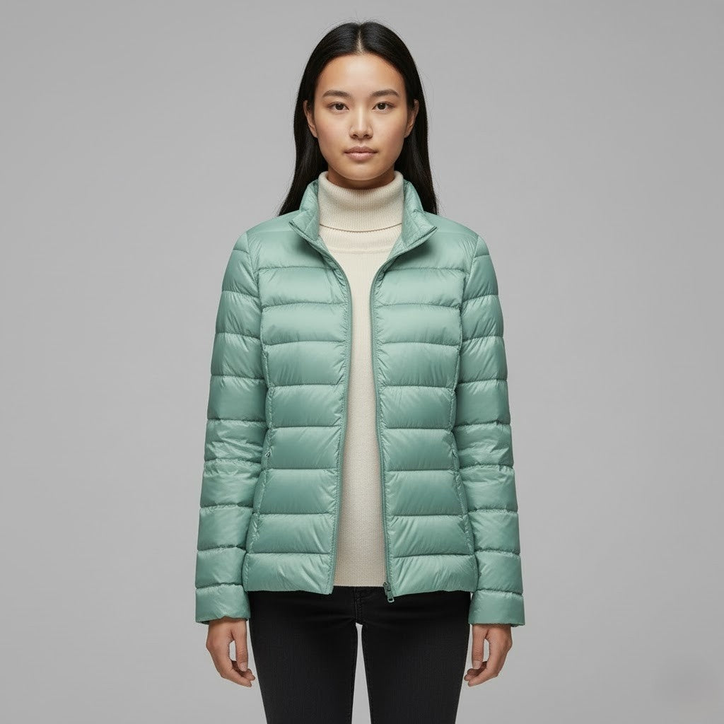Chaqueta acolchada de cuello alto