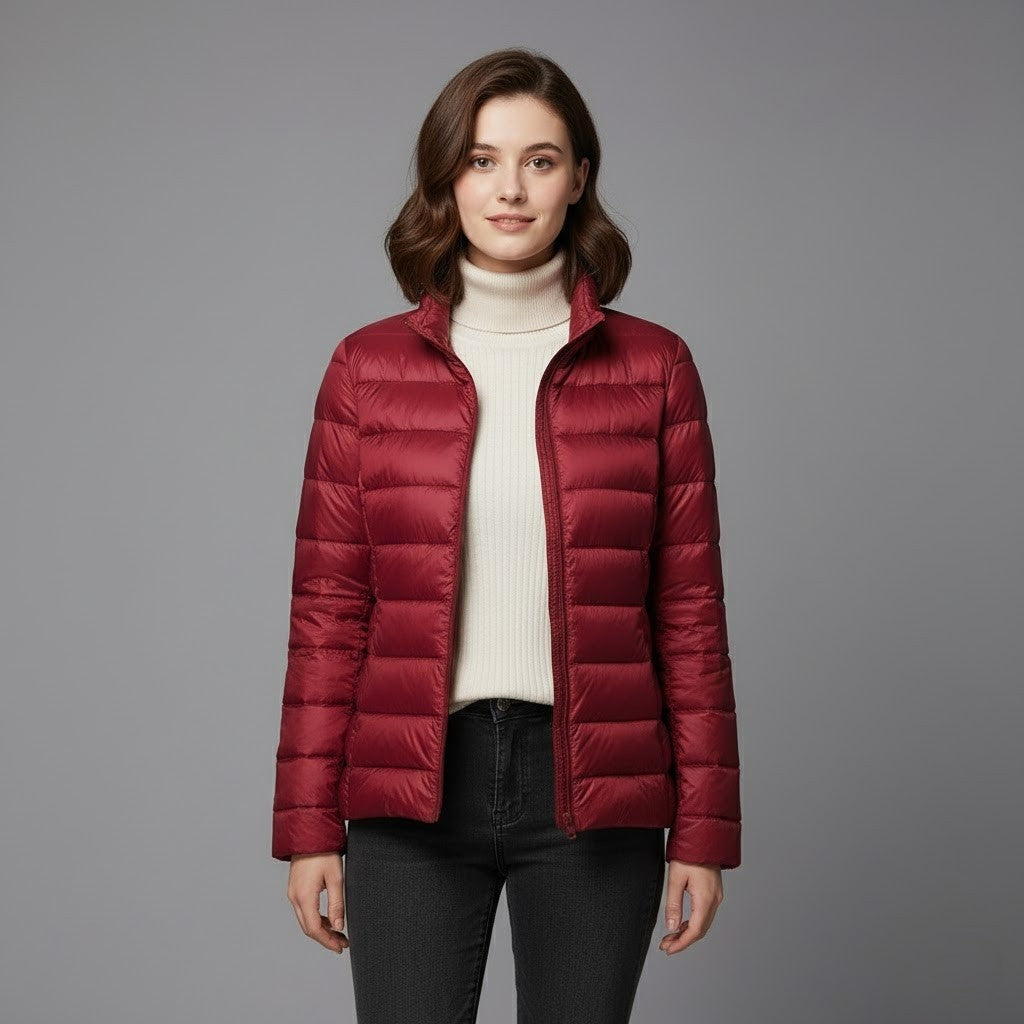 Chaqueta acolchada de cuello alto