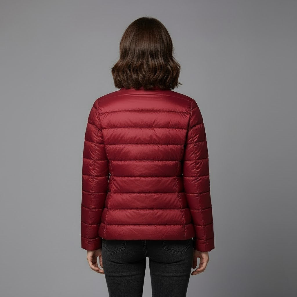 Chaqueta acolchada de cuello alto