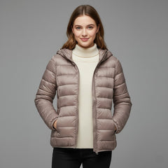 Chaqueta acolchada de cuello alto