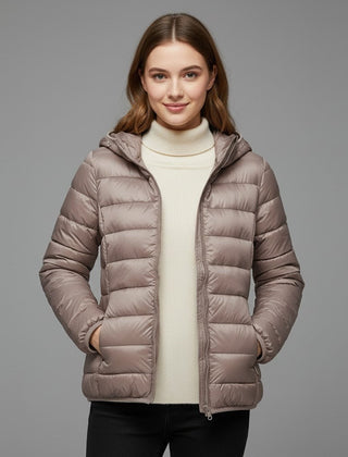 Chaqueta acolchada de cuello alto