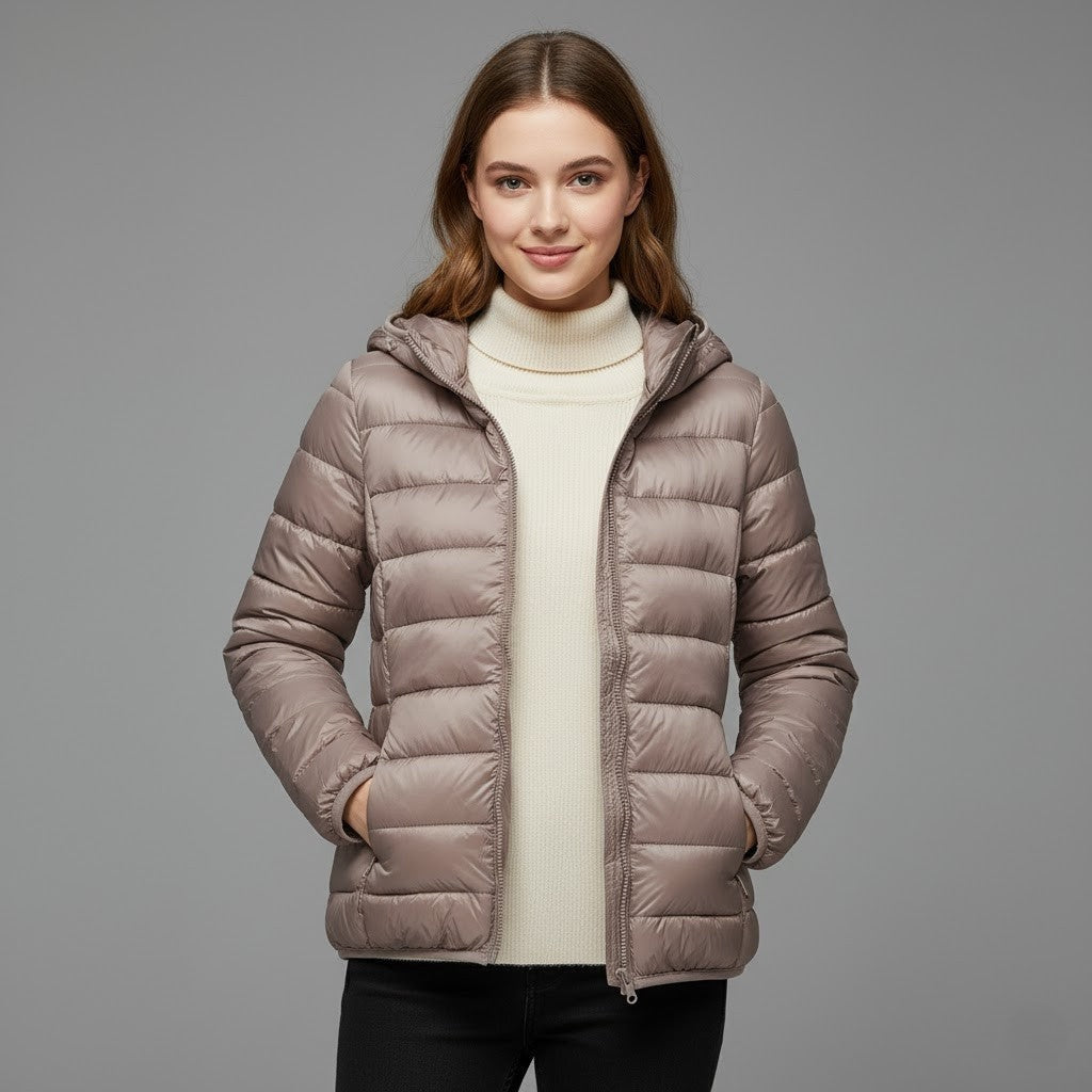 Chaqueta acolchada de cuello alto