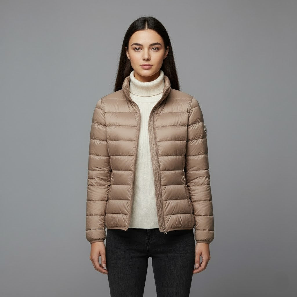 Chaqueta acolchada de cuello alto