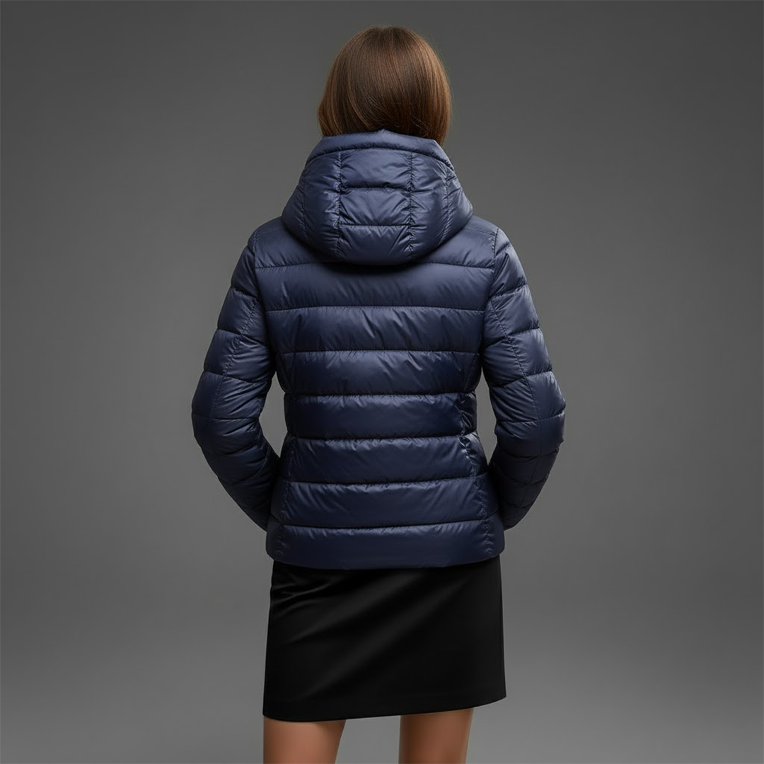 Chaqueta acolchada de cuello alto