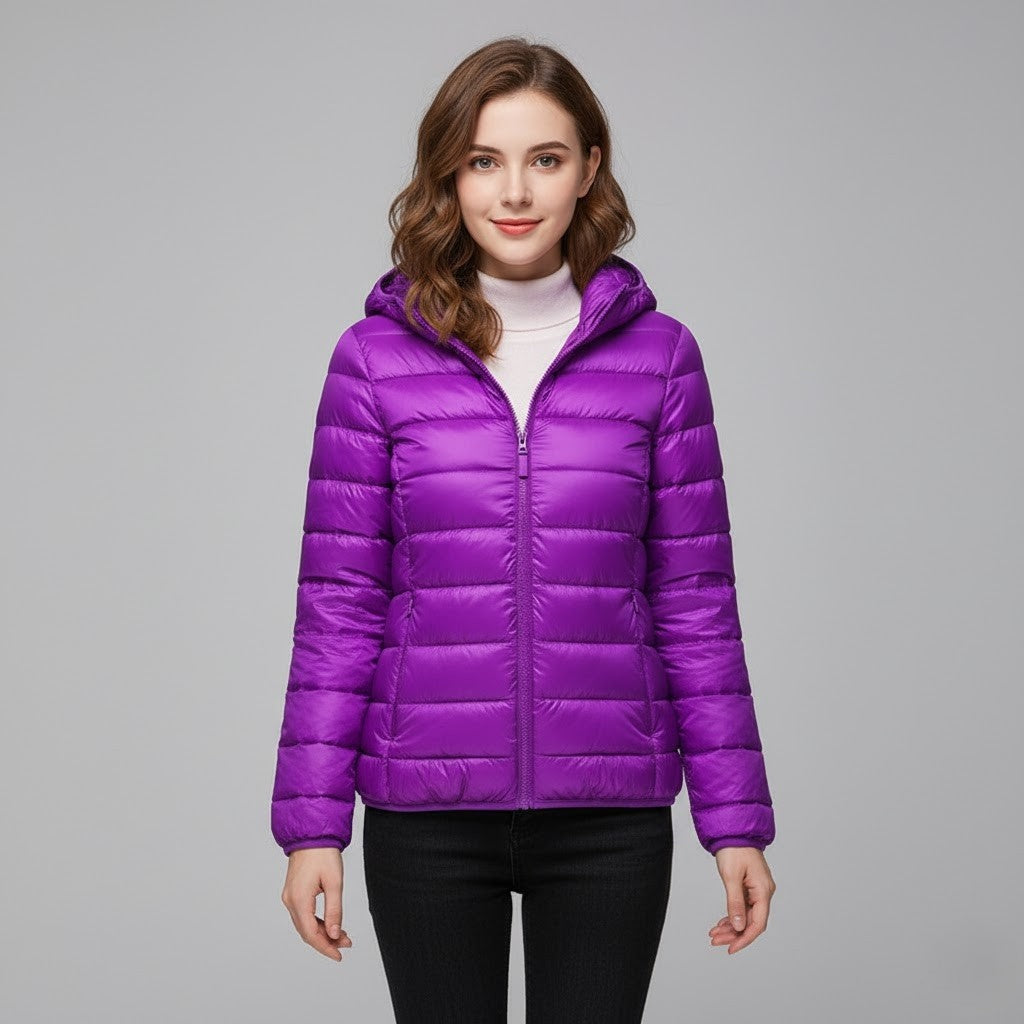 Chaqueta acolchada de cuello alto