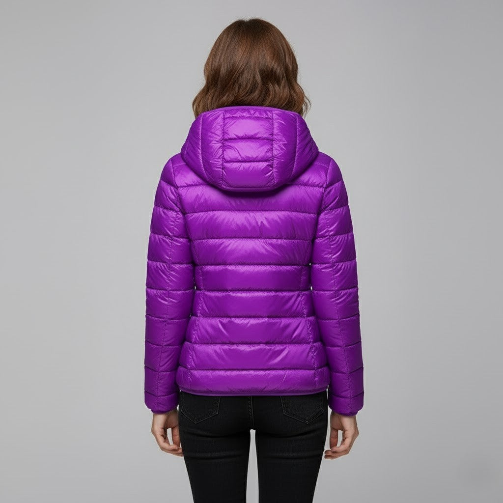 Chaqueta acolchada de cuello alto