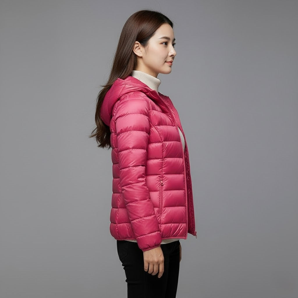 Chaqueta acolchada de cuello alto