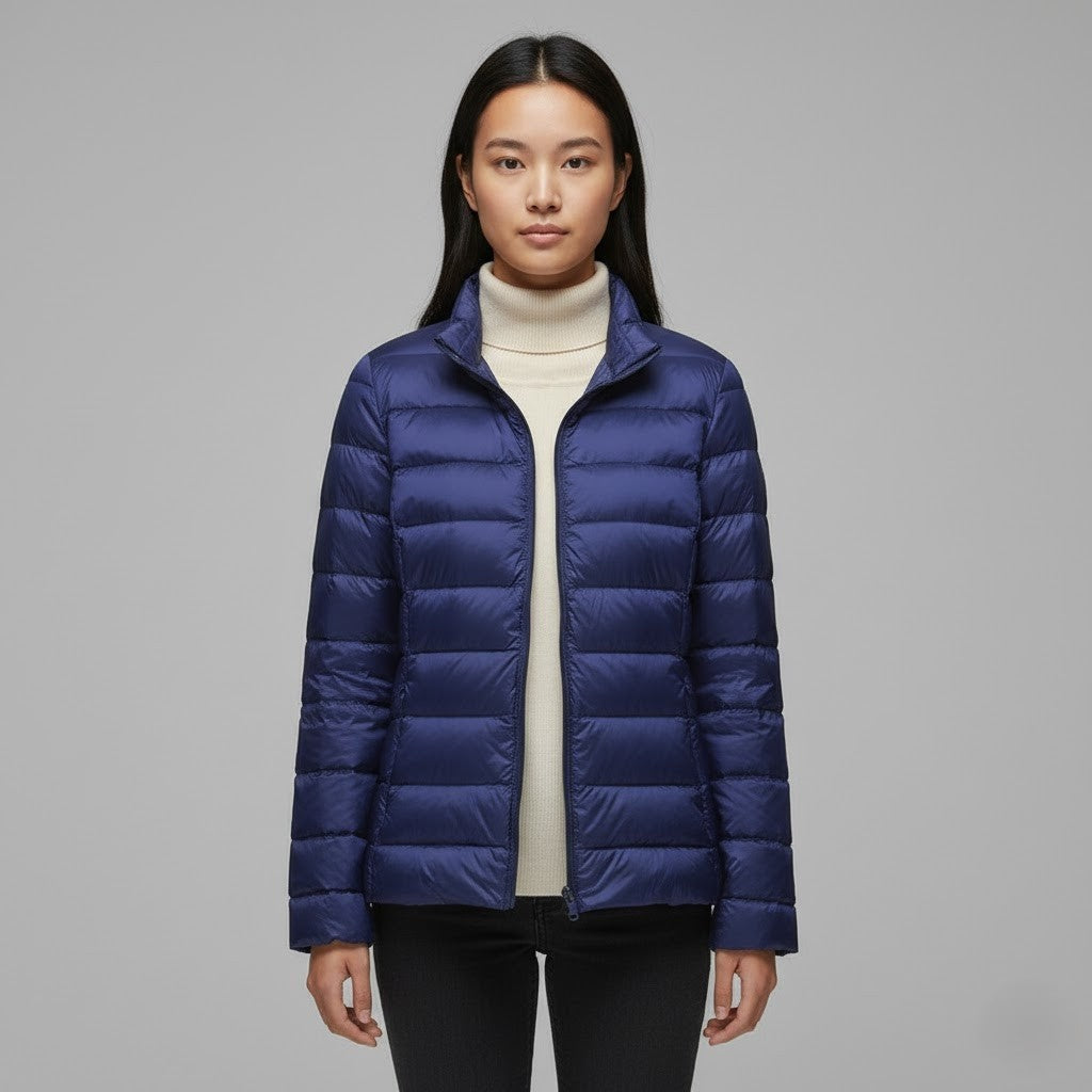 Chaqueta acolchada de cuello alto