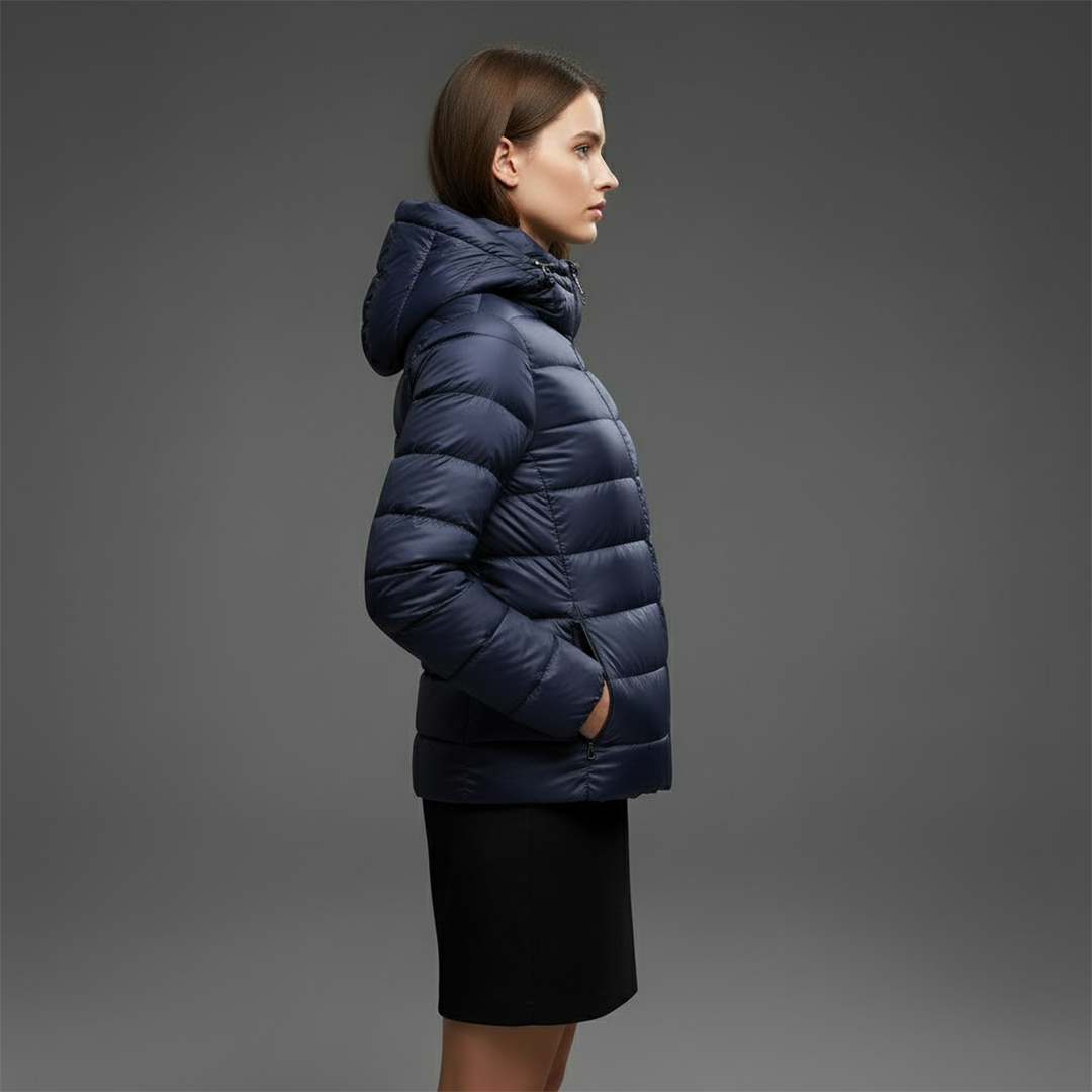 Chaqueta acolchada de cuello alto
