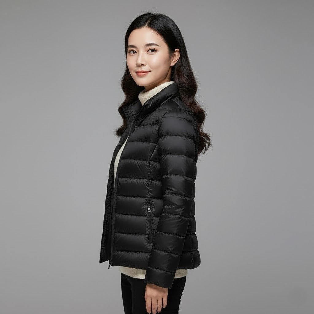 Chaqueta acolchada de cuello alto