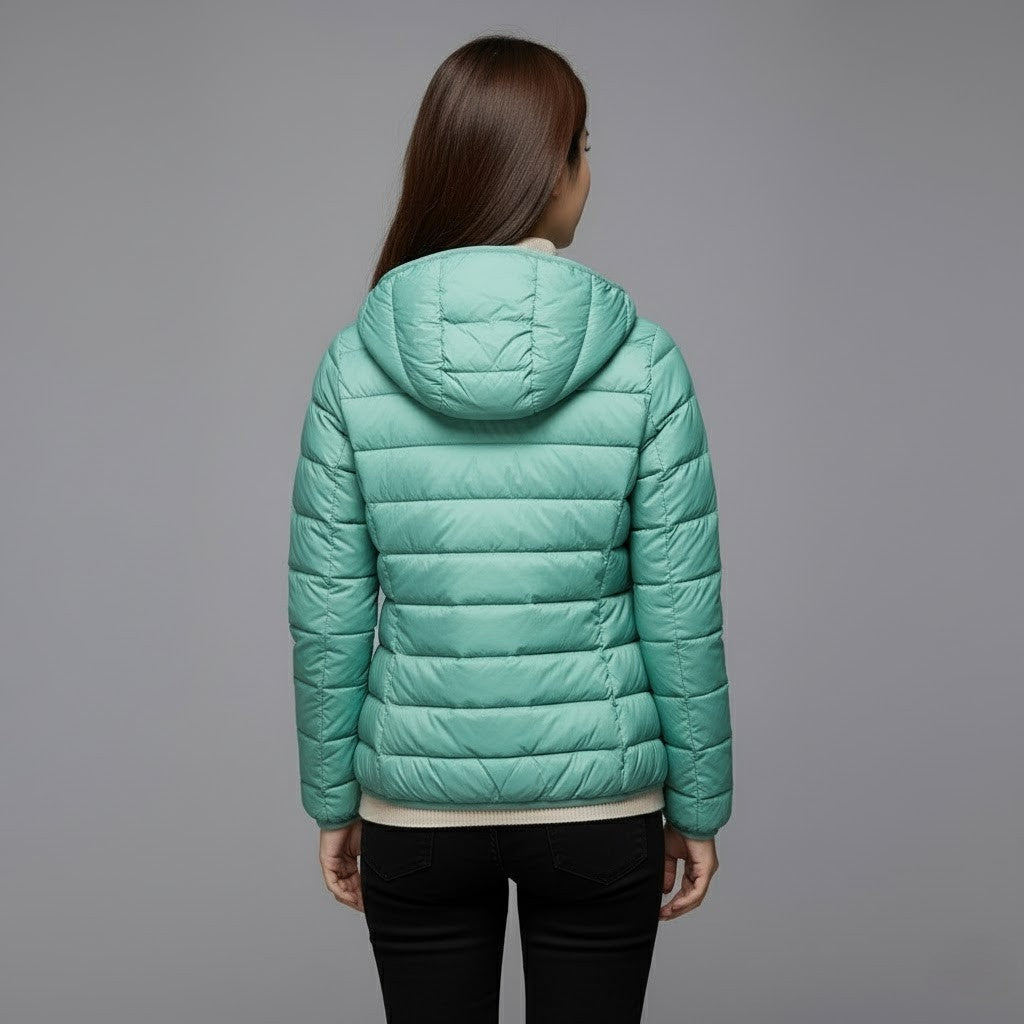 Chaqueta acolchada de cuello alto