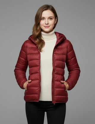 Chaqueta acolchada de cuello alto